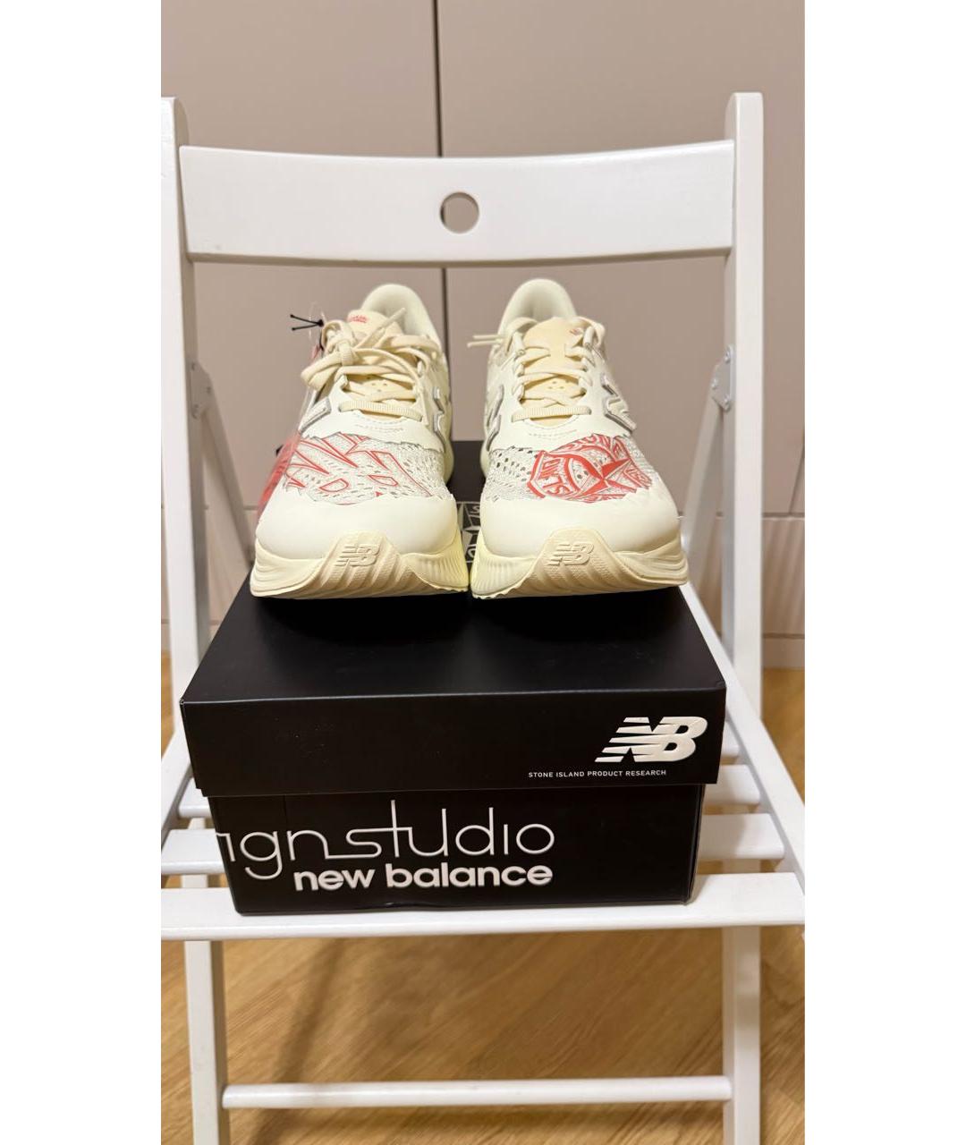 NEW BALANCE Бежевые низкие кроссовки / кеды, фото 3