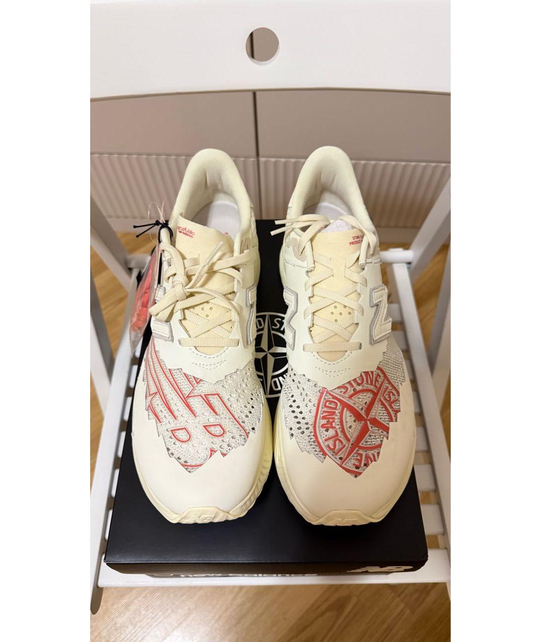 NEW BALANCE Бежевые низкие кроссовки / кеды, фото 2