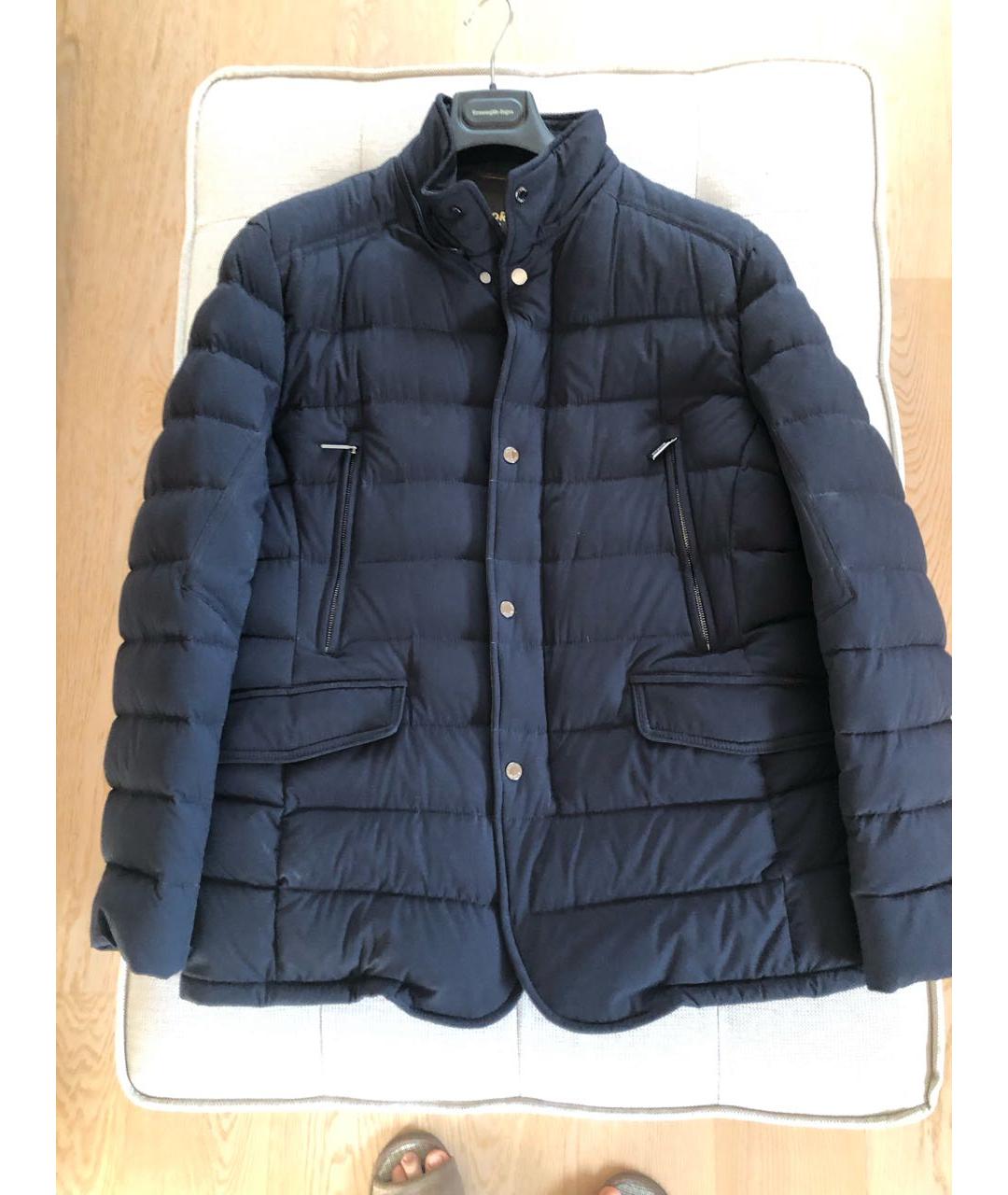 MOORER Синий полиамидовый пуховик, фото 8