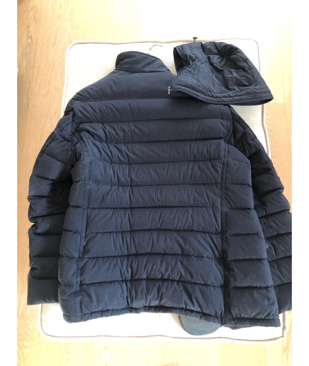 MOORER Синий полиамидовый пуховик, фото 2