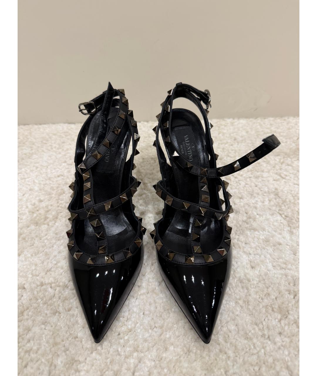 VALENTINO Черные туфли из лакированной кожи, фото 2