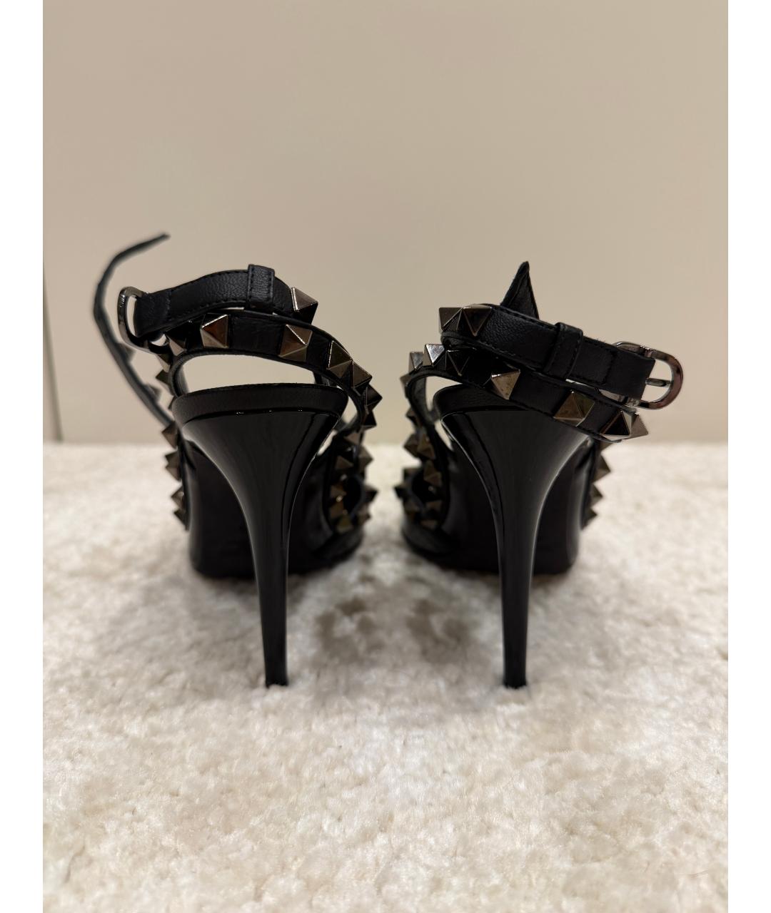 VALENTINO Черные туфли из лакированной кожи, фото 4