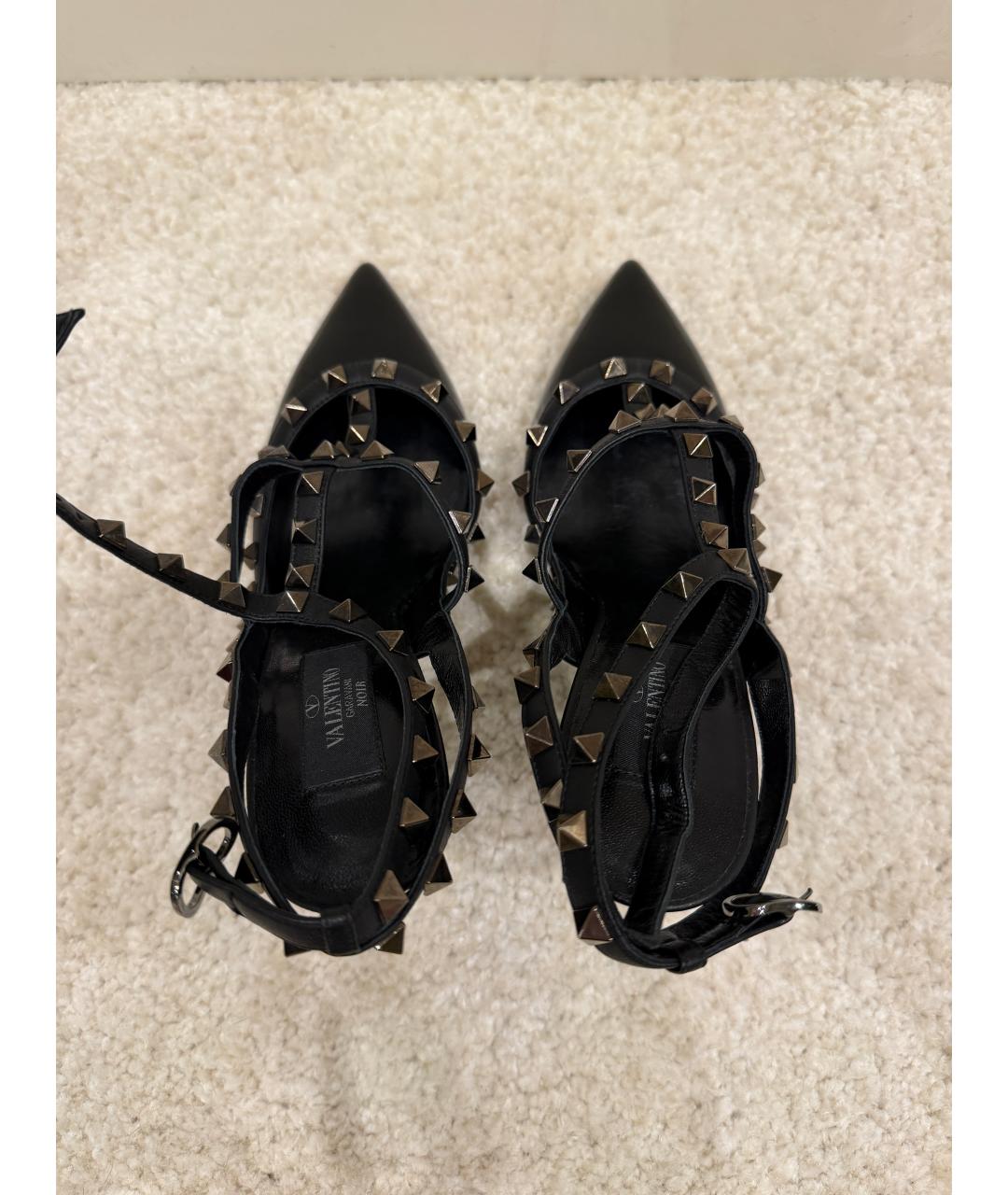 VALENTINO Черные туфли из лакированной кожи, фото 3