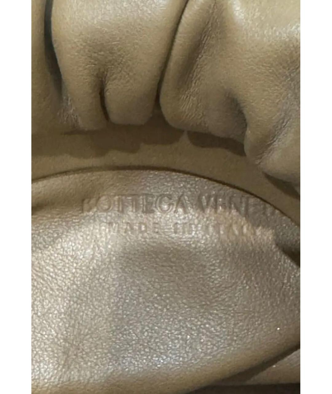 BOTTEGA VENETA Коричневая кожаная сумка через плечо, фото 3