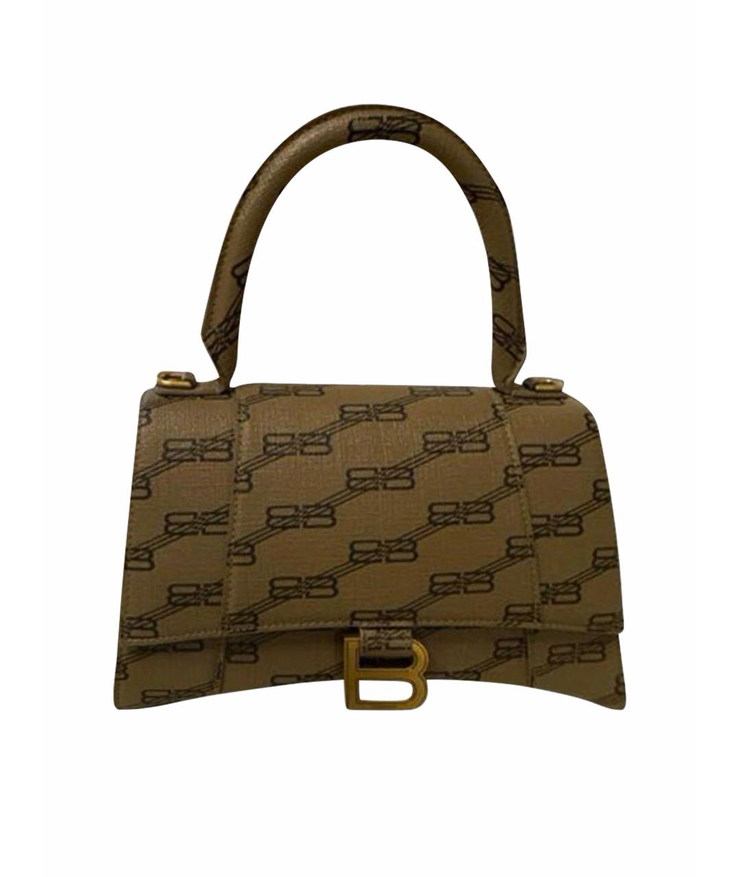 BALENCIAGA Бежевая сумка с короткими ручками, фото 1