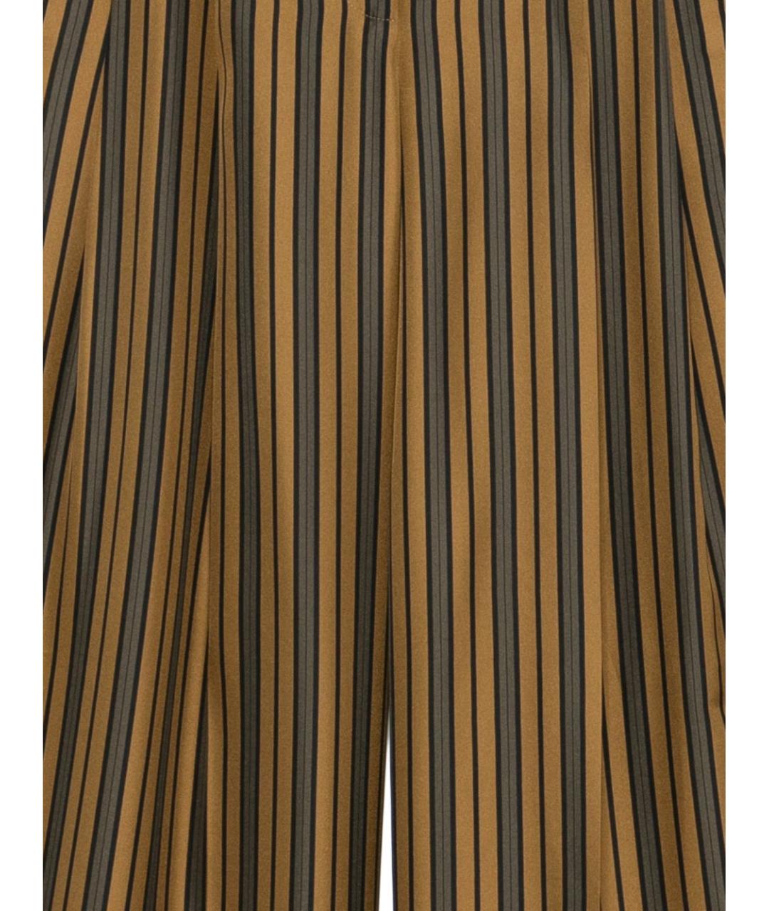 ALBERTO BIANI Коричневые прямые брюки, фото 3