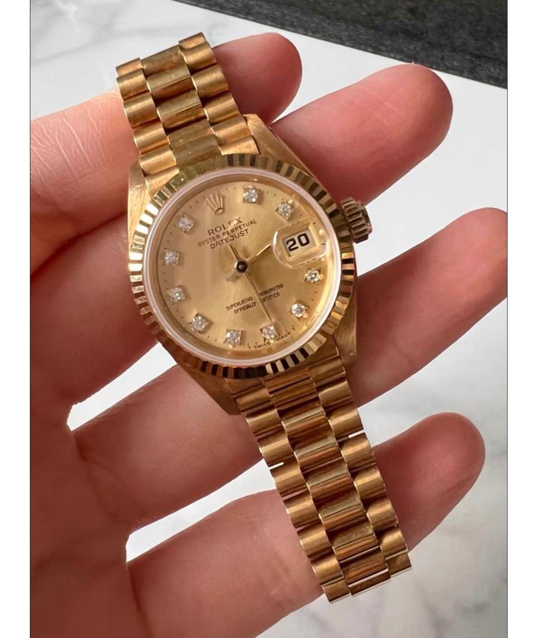 ROLEX Золотые часы из желтого золота, фото 3