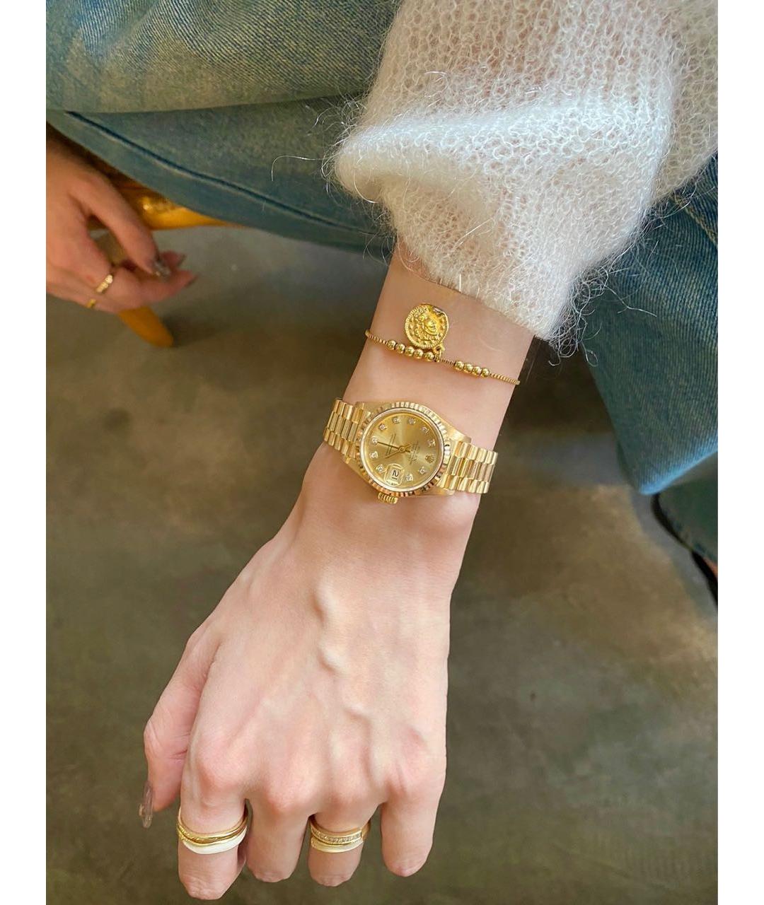 ROLEX Золотые часы из желтого золота, фото 2