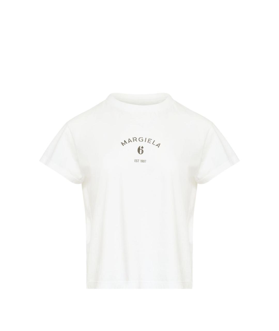 MM6 MAISON MARGIELA Белая футболка, фото 1