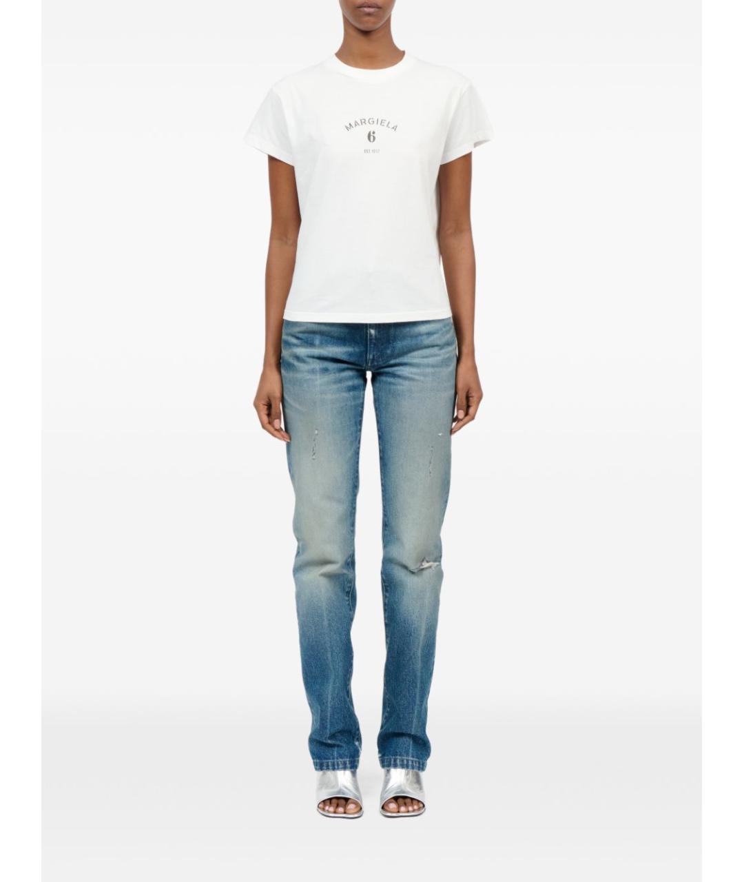 MM6 MAISON MARGIELA Белая футболка, фото 6