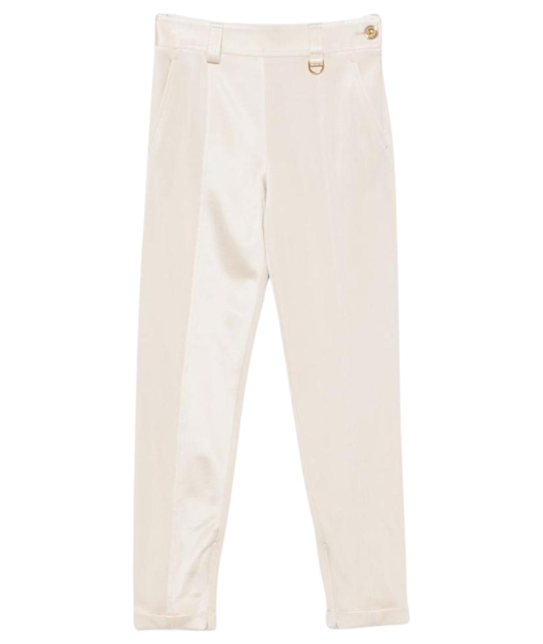 CHLOE Бежевые прямые брюки, фото 1