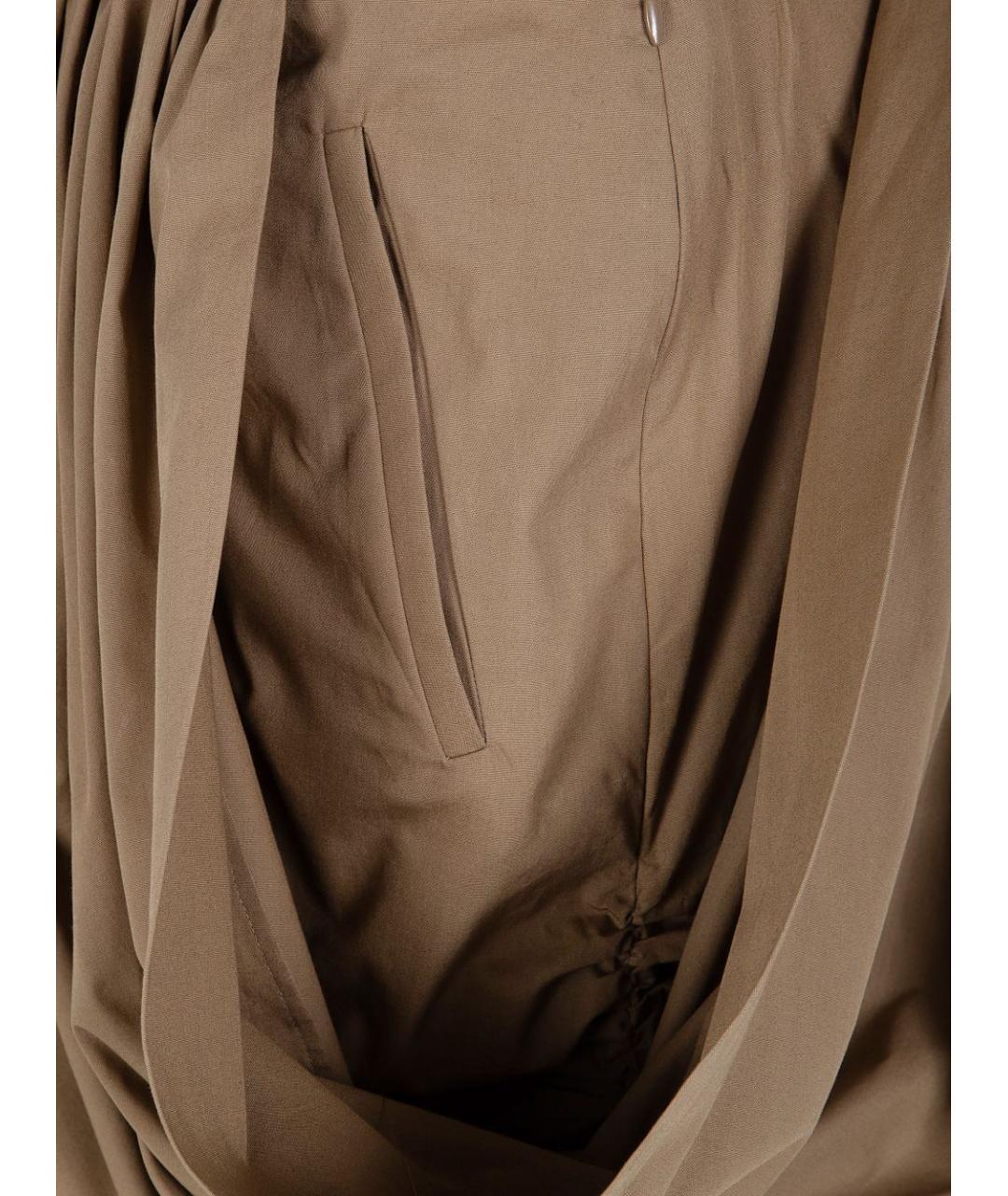 CHLOE Коричневая юбка миди, фото 3