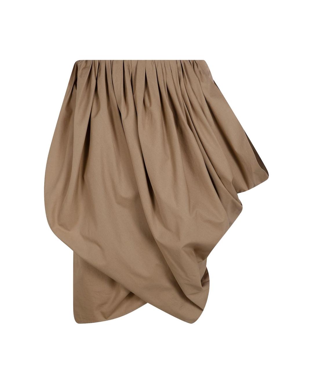 CHLOE Коричневая юбка миди, фото 1