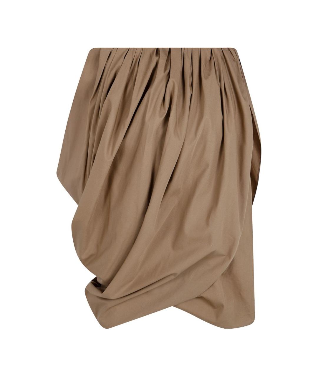 CHLOE Коричневая юбка миди, фото 2