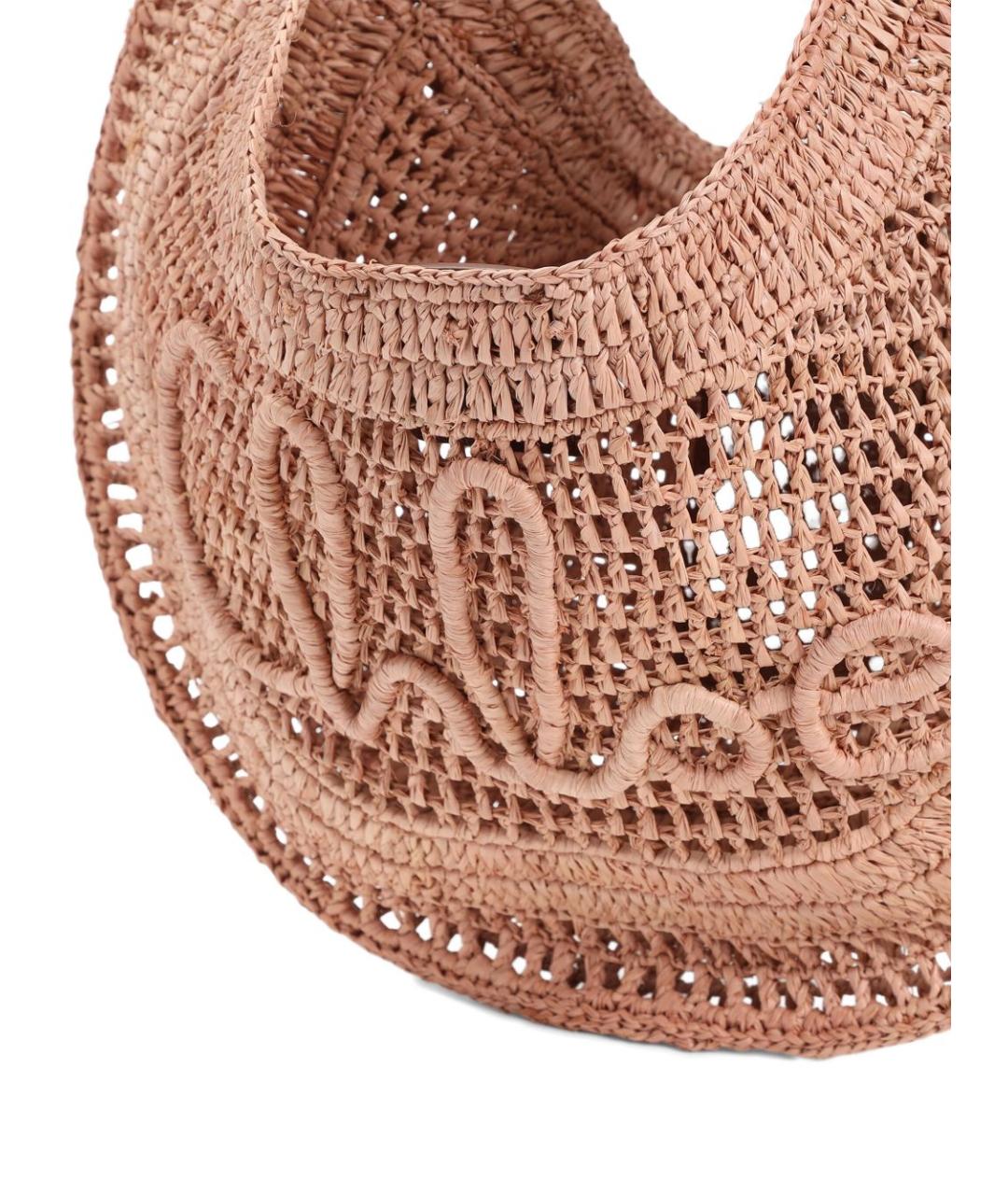 CHLOE Бежевая пелетеная сумка через плечо, фото 3