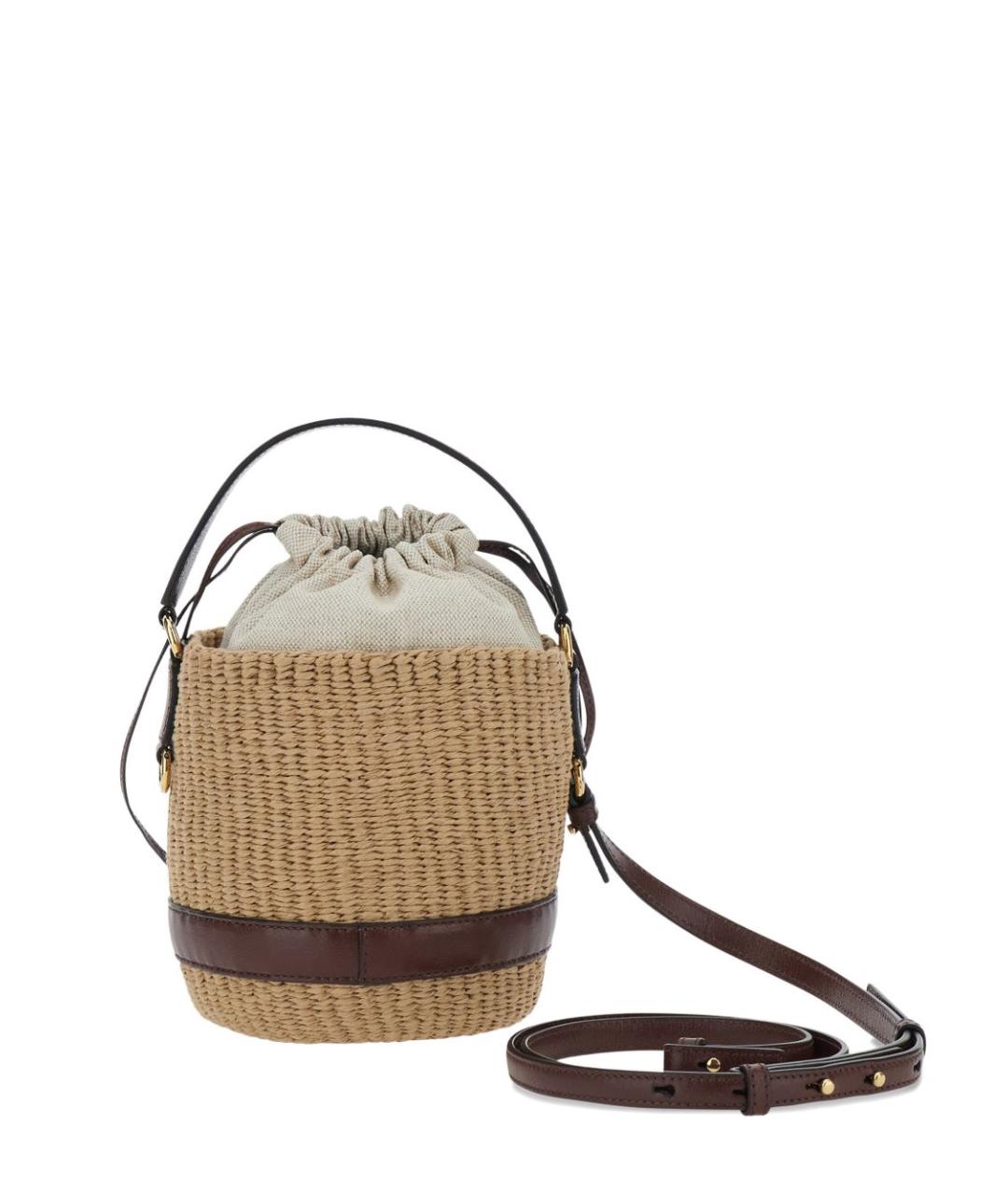 CHLOE Бежевая кожаная сумка через плечо, фото 1