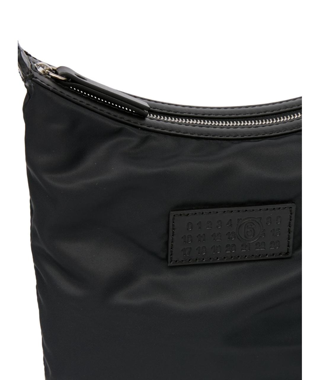 MM6 MAISON MARGIELA Черная синтетическая сумка через плечо, фото 6