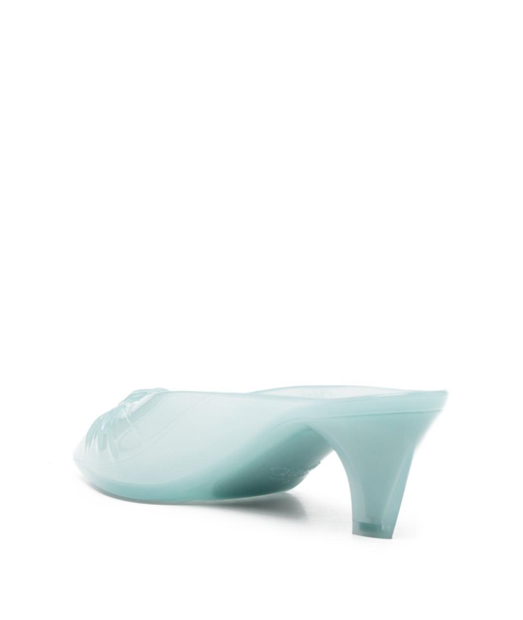 CHLOE Голубые сабо, фото 4