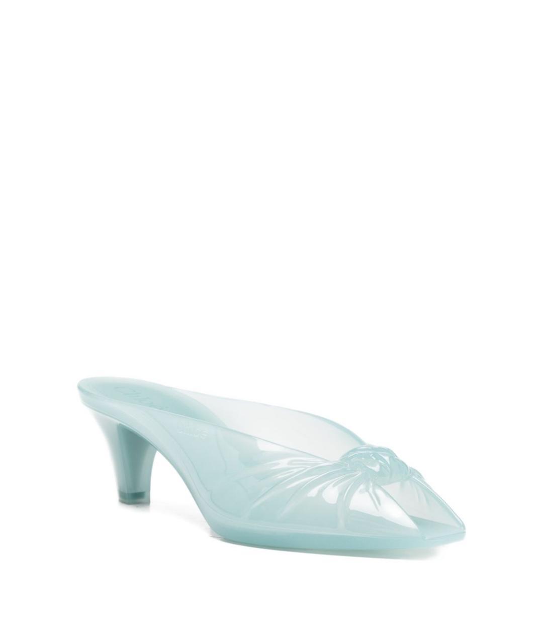 CHLOE Голубые сабо, фото 2