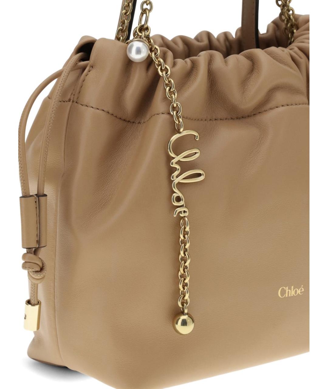 CHLOE Коричневая сумка через плечо, фото 4