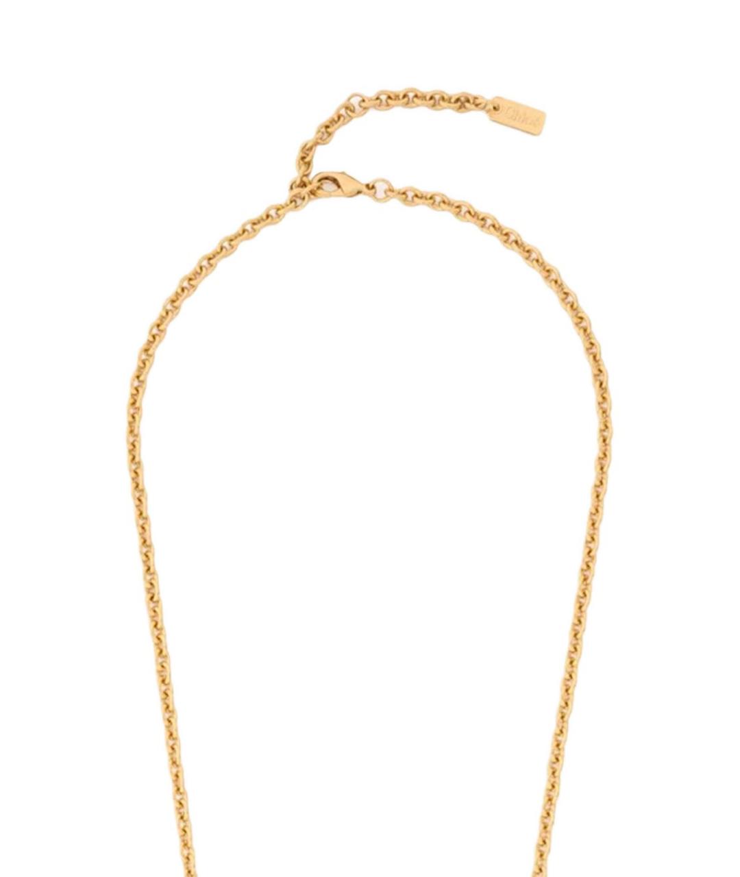 CHLOE Золотая металлическая подвеска, фото 3