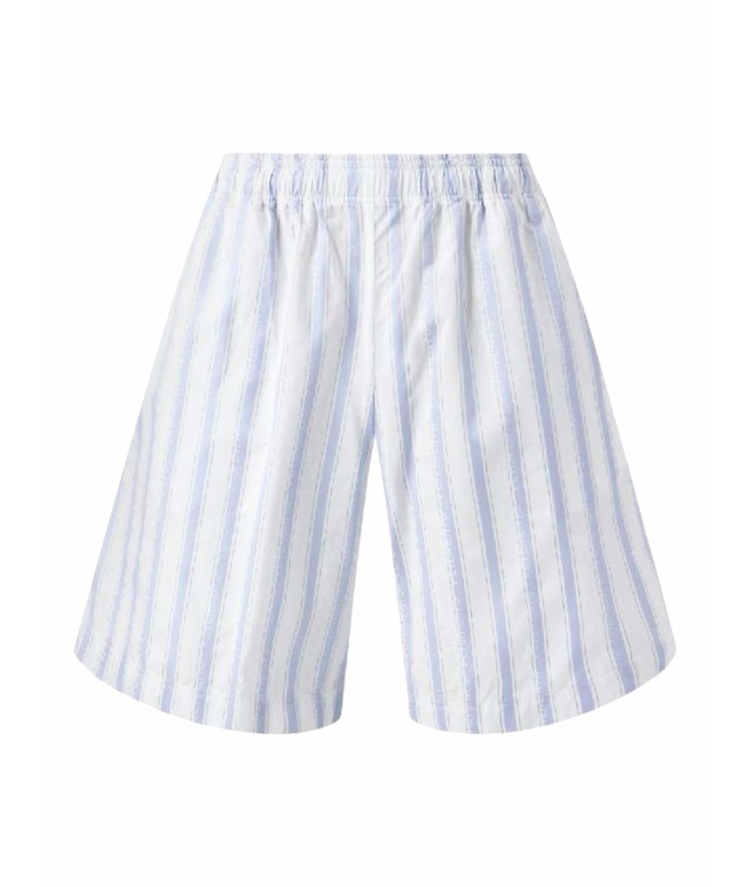 VETEMENTS Белые хлопковые шорты, фото 1