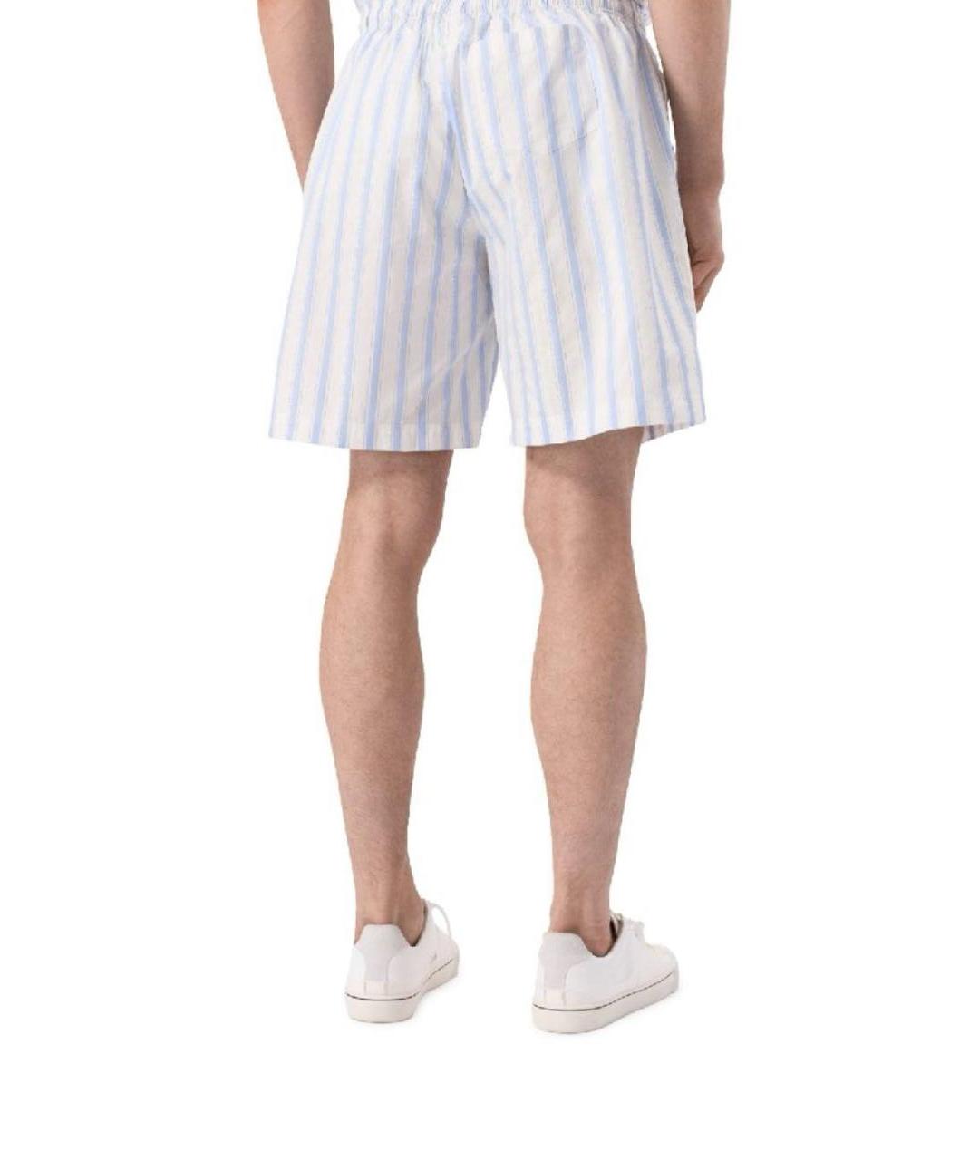 VETEMENTS Белые хлопковые шорты, фото 5