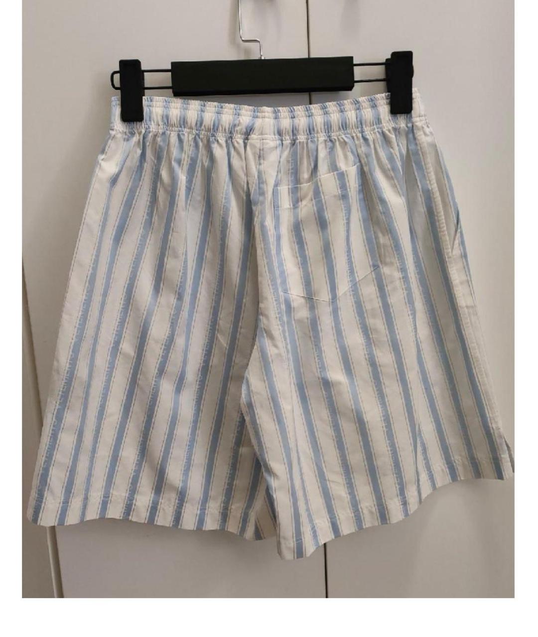 VETEMENTS Белые хлопковые шорты, фото 2