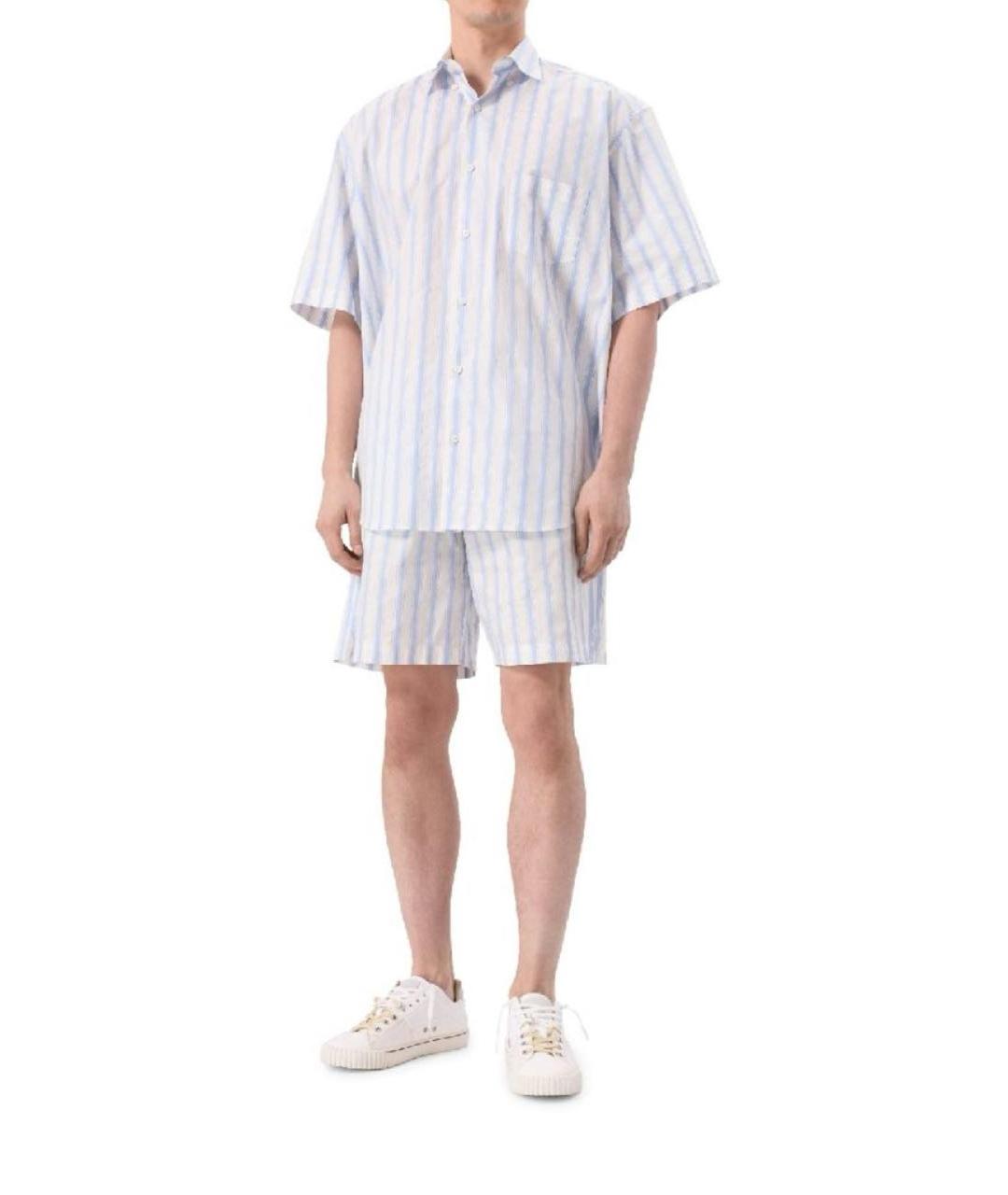 VETEMENTS Белые хлопковые шорты, фото 6