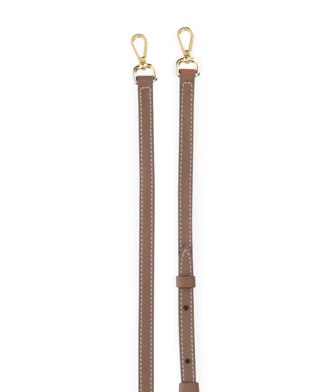 JACQUEMUS Коричневая кожаная сумка с короткими ручками, фото 3