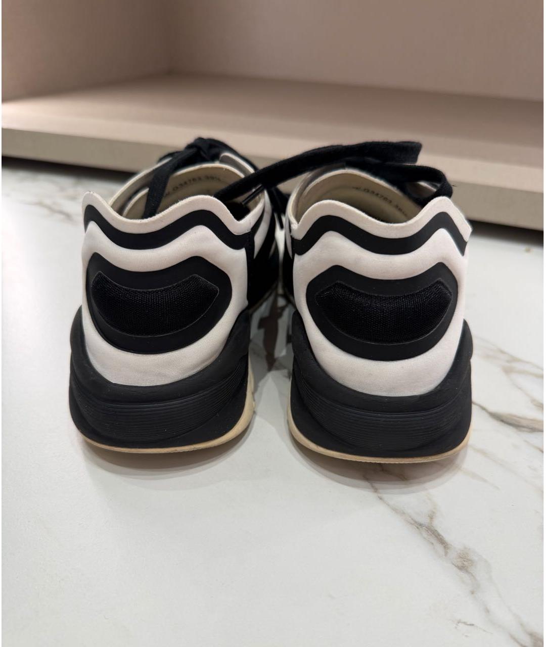 CHANEL Черные неопреновые кроссовки, фото 4