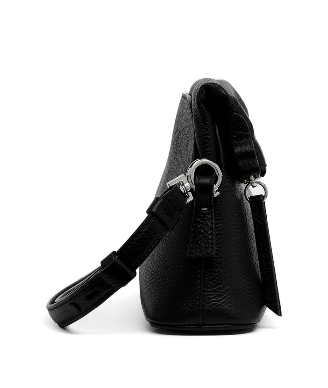 MAISON MARGIELA Черная кожаная сумка через плечо, фото 2