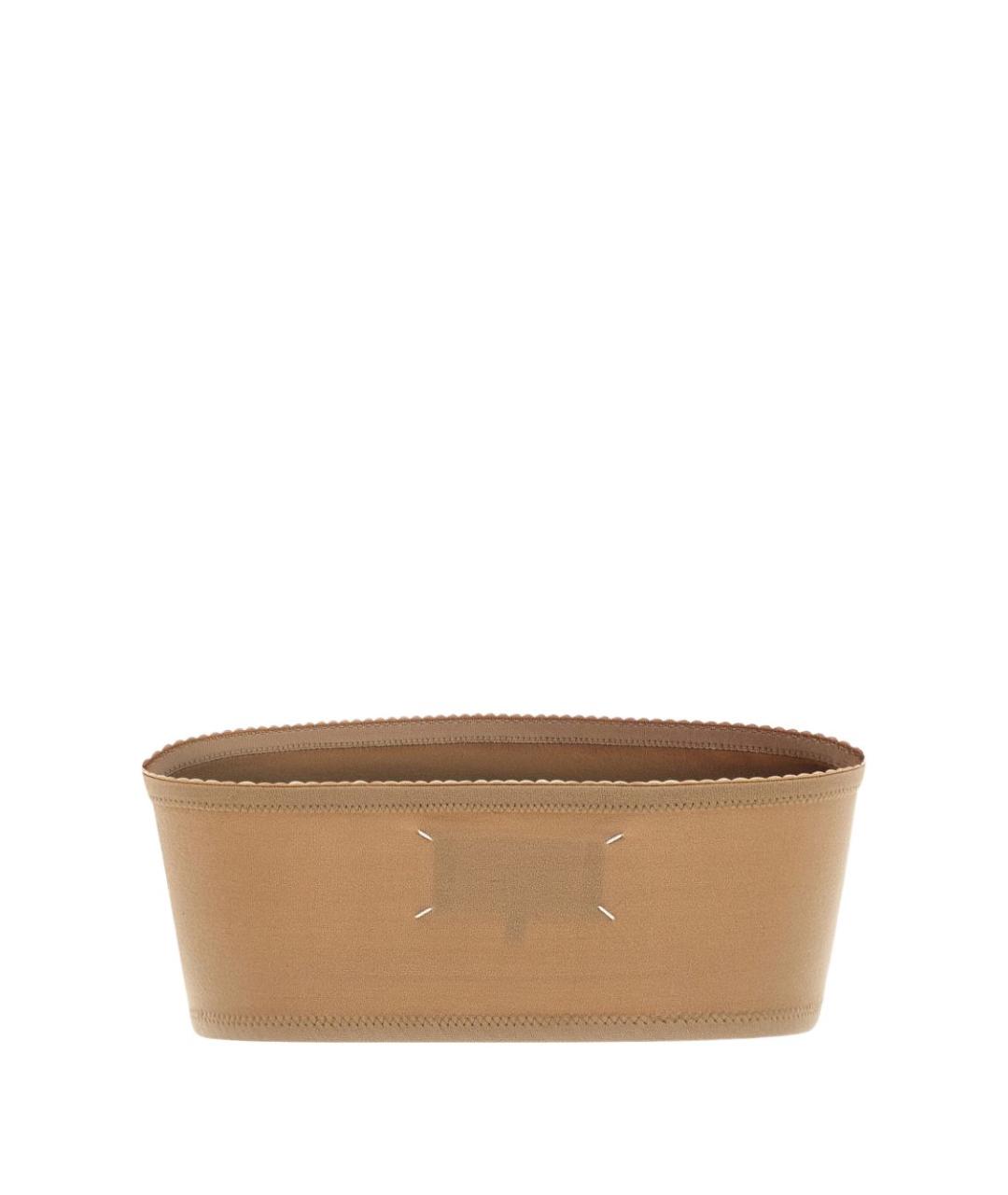 MAISON MARGIELA Бежевая полиамидовая майка, фото 2