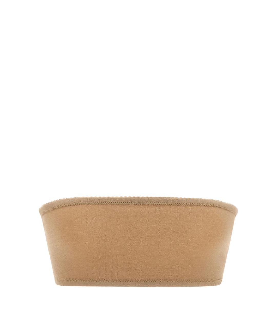 MAISON MARGIELA Бежевая полиамидовая майка, фото 1