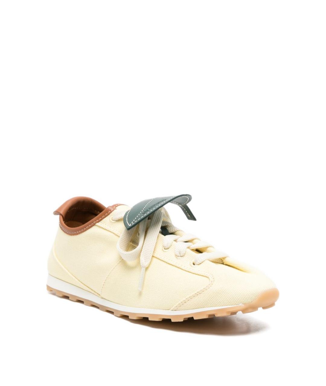 JACQUEMUS Желтые кроссовки, фото 2