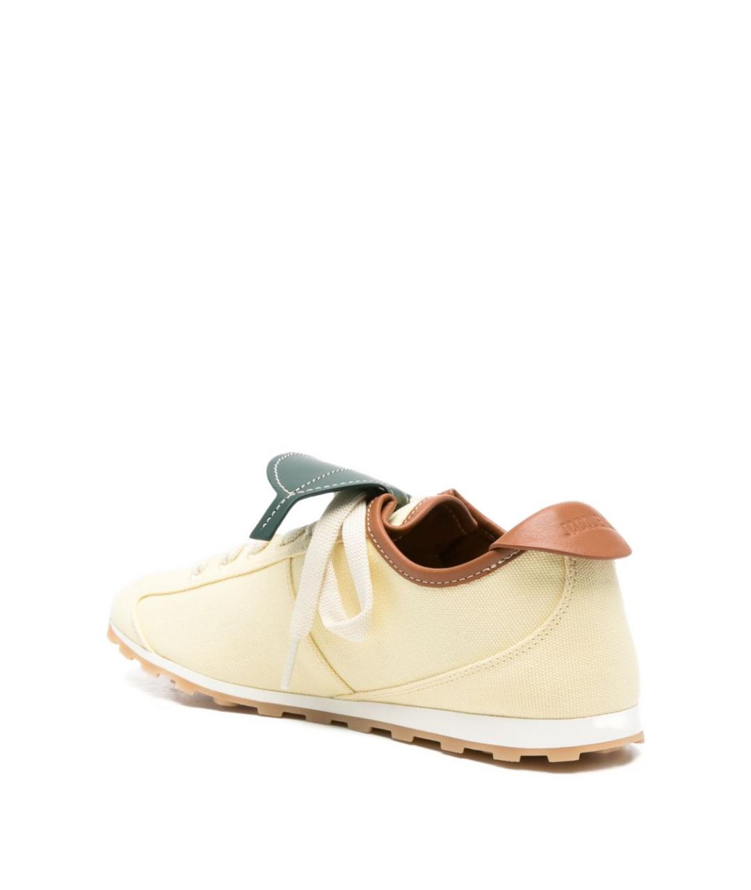 JACQUEMUS Желтые кроссовки, фото 4