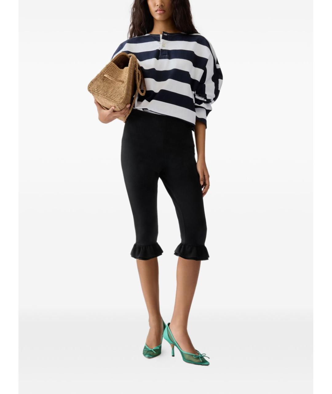 JACQUEMUS Черные прямые брюки, фото 6