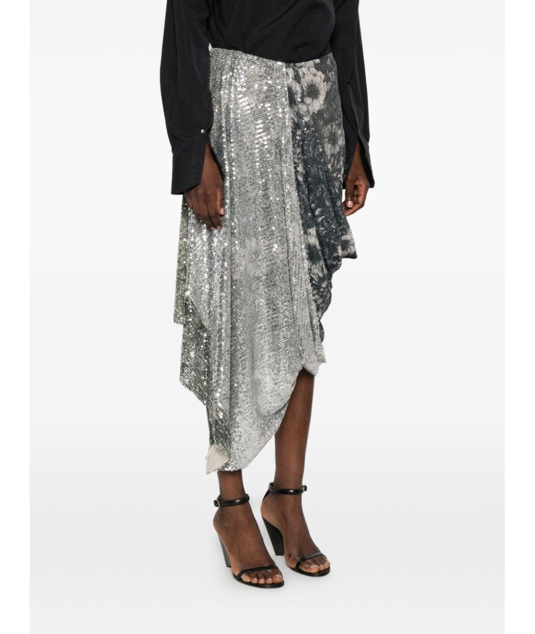 MAISON MARGIELA Черная юбка миди, фото 5