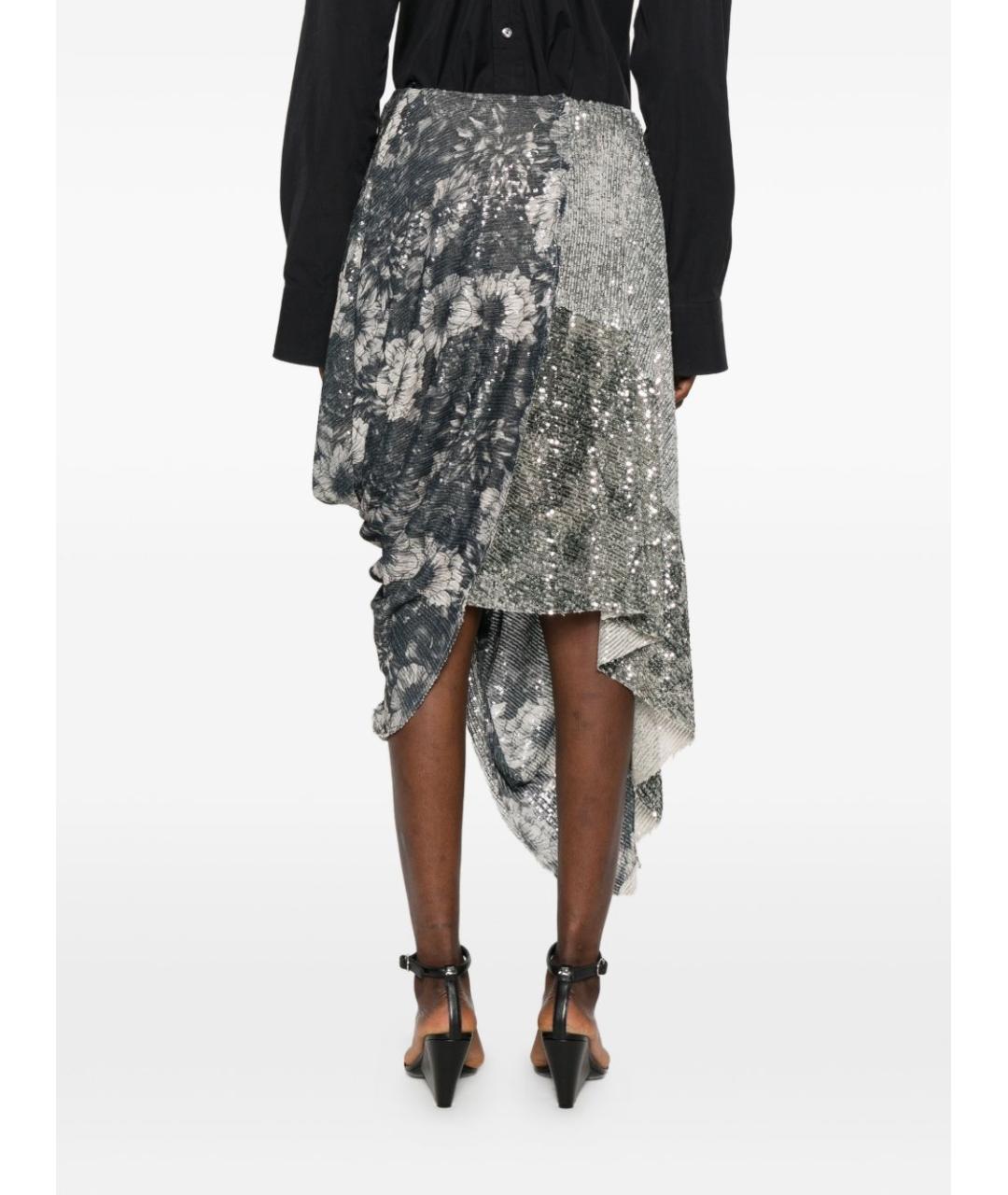 MAISON MARGIELA Черная юбка миди, фото 4