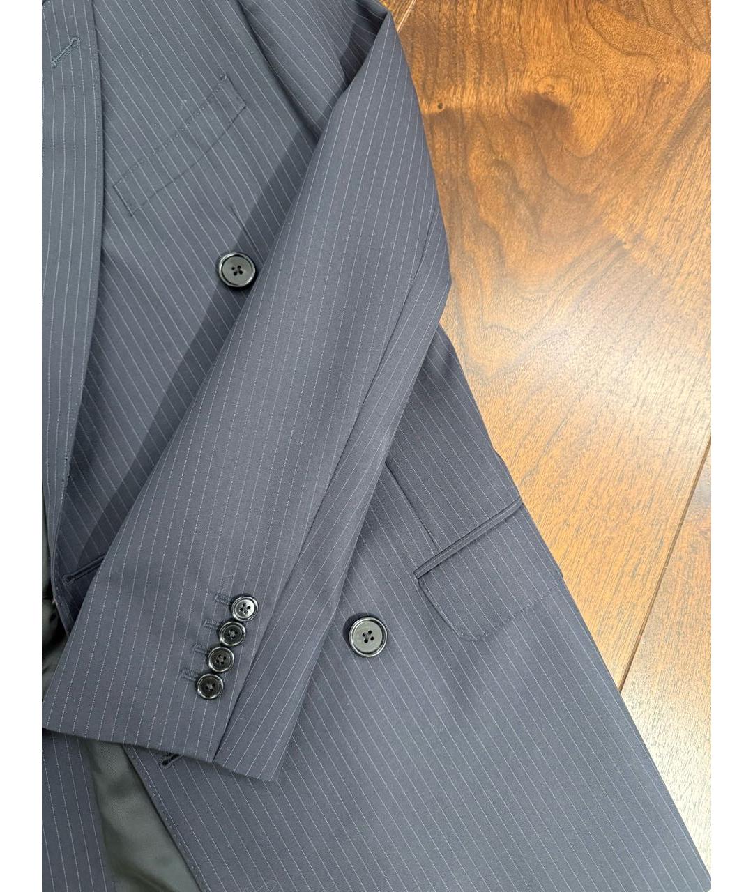 CELINE Темно-синий вискозный жакет/пиджак, фото 6