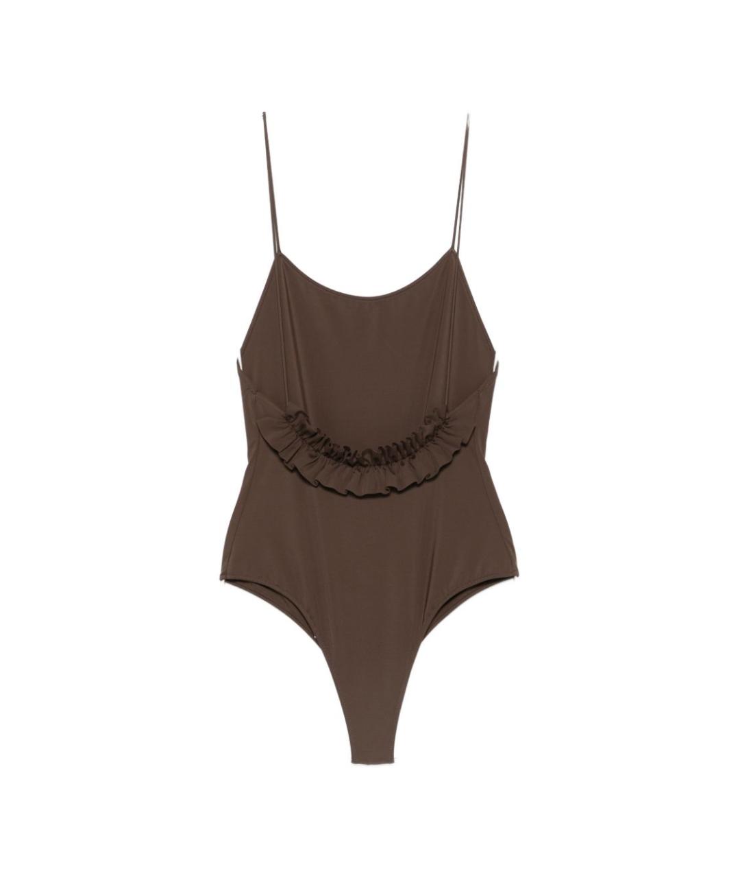 JACQUEMUS Коричневый купальник, фото 3