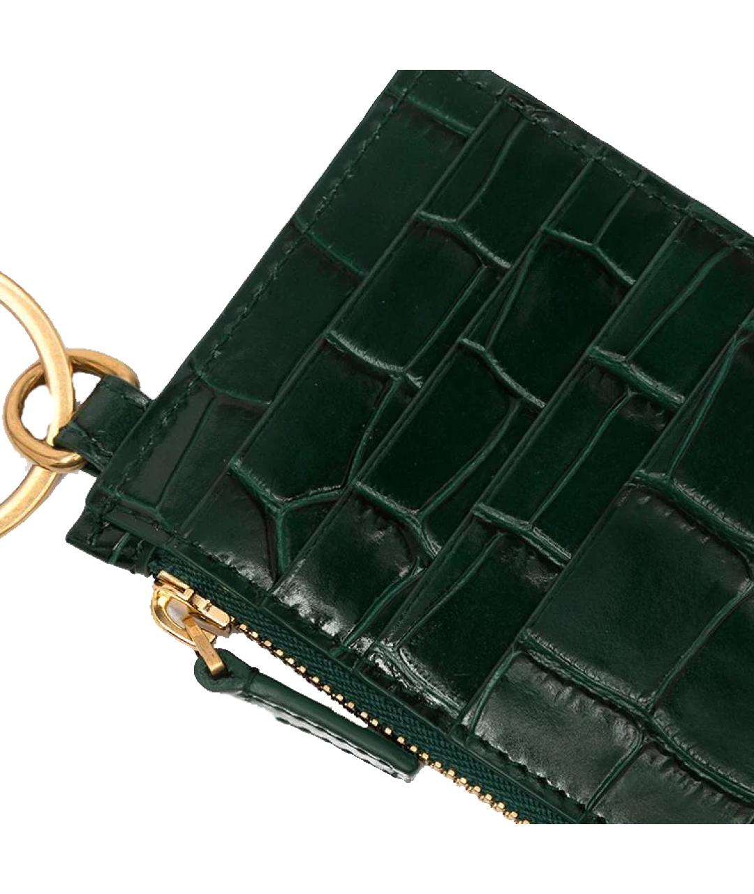 BALENCIAGA Черный кожаный кардхолдер, фото 5