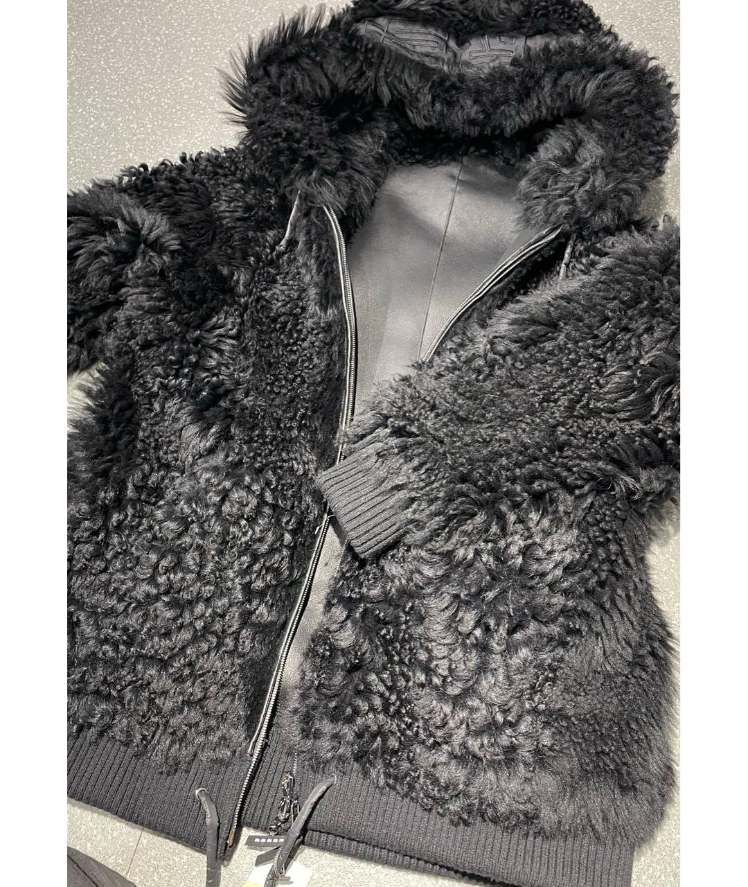 BOGNER Черная меховая дубленка/шуба, фото 6