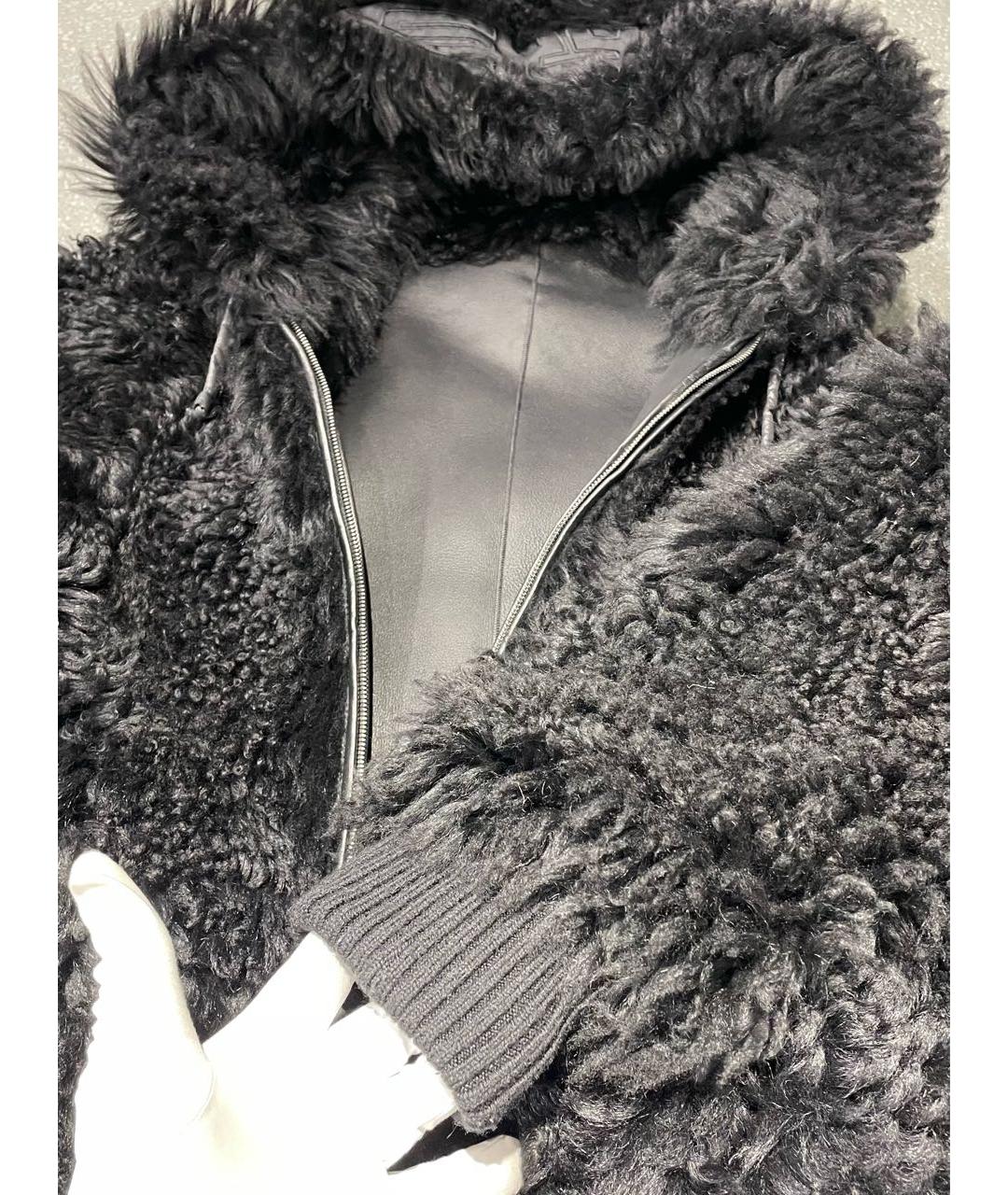 BOGNER Черная меховая дубленка/шуба, фото 8