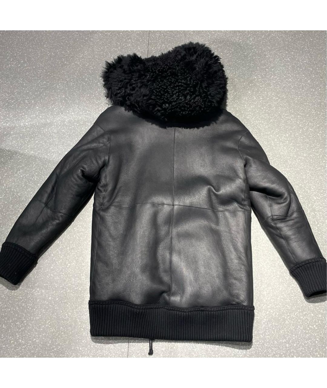 BOGNER Черная меховая дубленка/шуба, фото 2