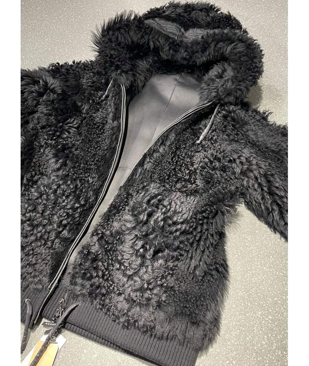 BOGNER Черная меховая дубленка/шуба, фото 3
