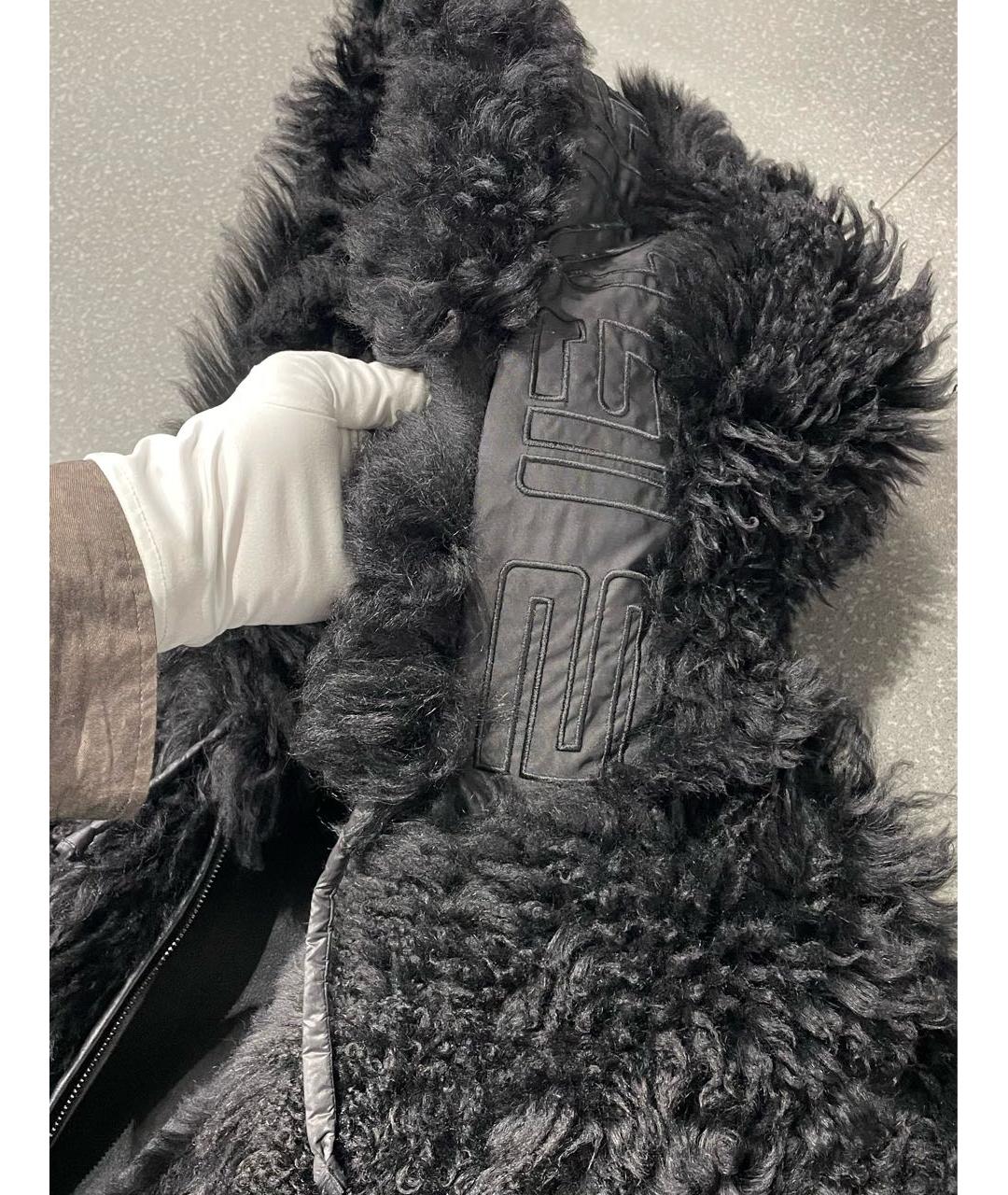 BOGNER Черная меховая дубленка/шуба, фото 7