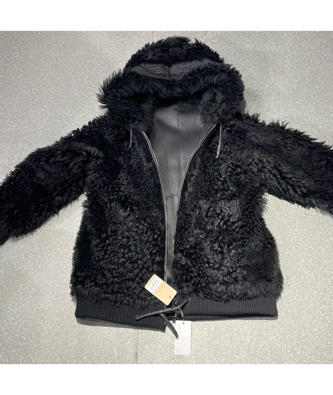 BOGNER Черная меховая дубленка/шуба, фото 4
