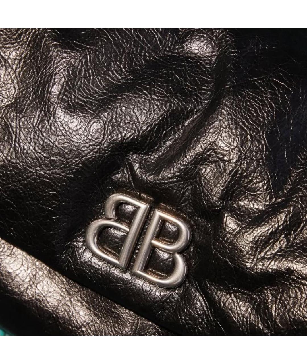 BALENCIAGA Черная сумка через плечо из лакированной кожи, фото 4