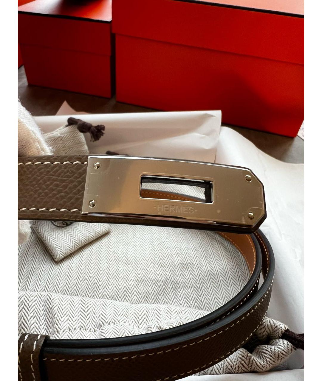 HERMES Кожаный ремень, фото 3
